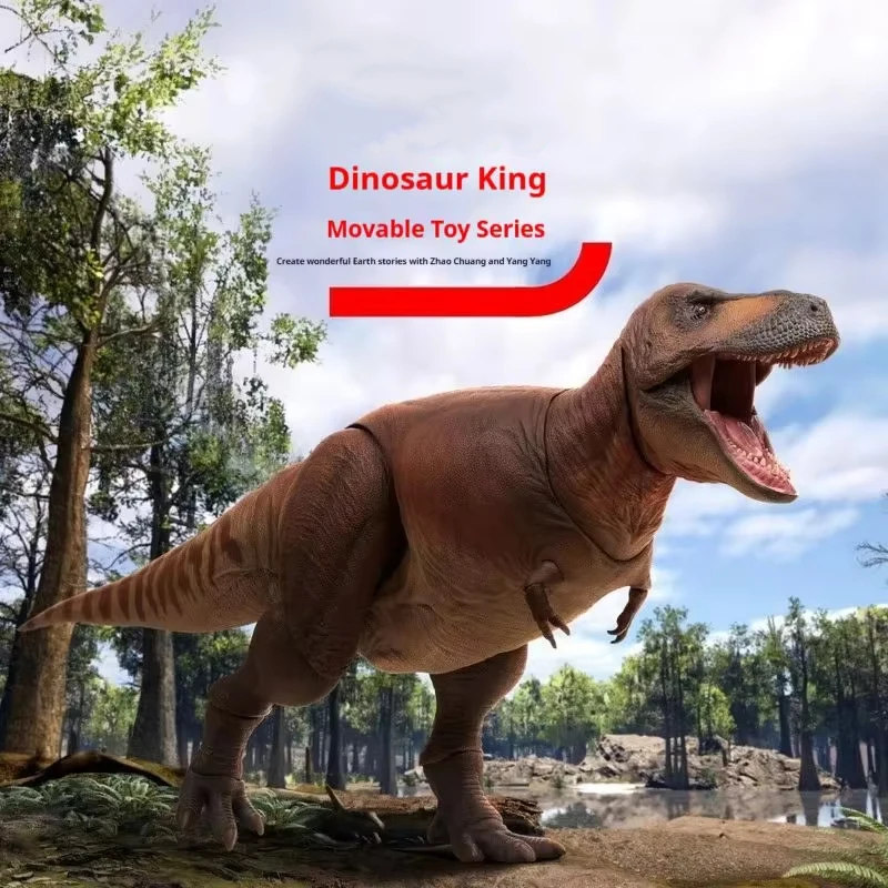 

Серия игрушек PNSO Dinosaur King: Подвижная фигурка динозавра Тираннозавр Рекс Кэмерон с 64-страничным руководством для детей и коллекционеров