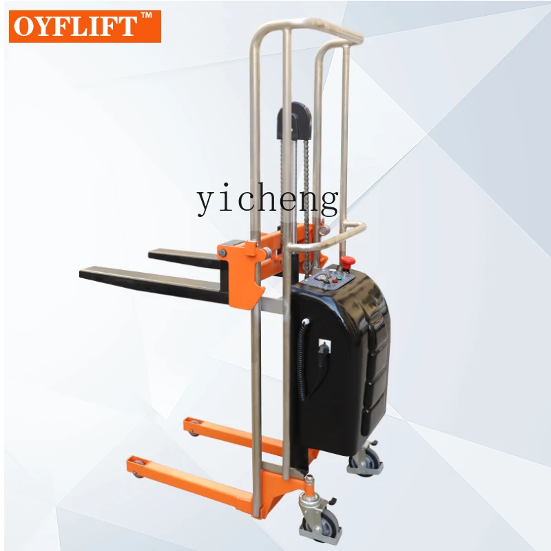 

FY Electric Lift Stacker Mini Forklift Luggage Loading and Unloading Mobile