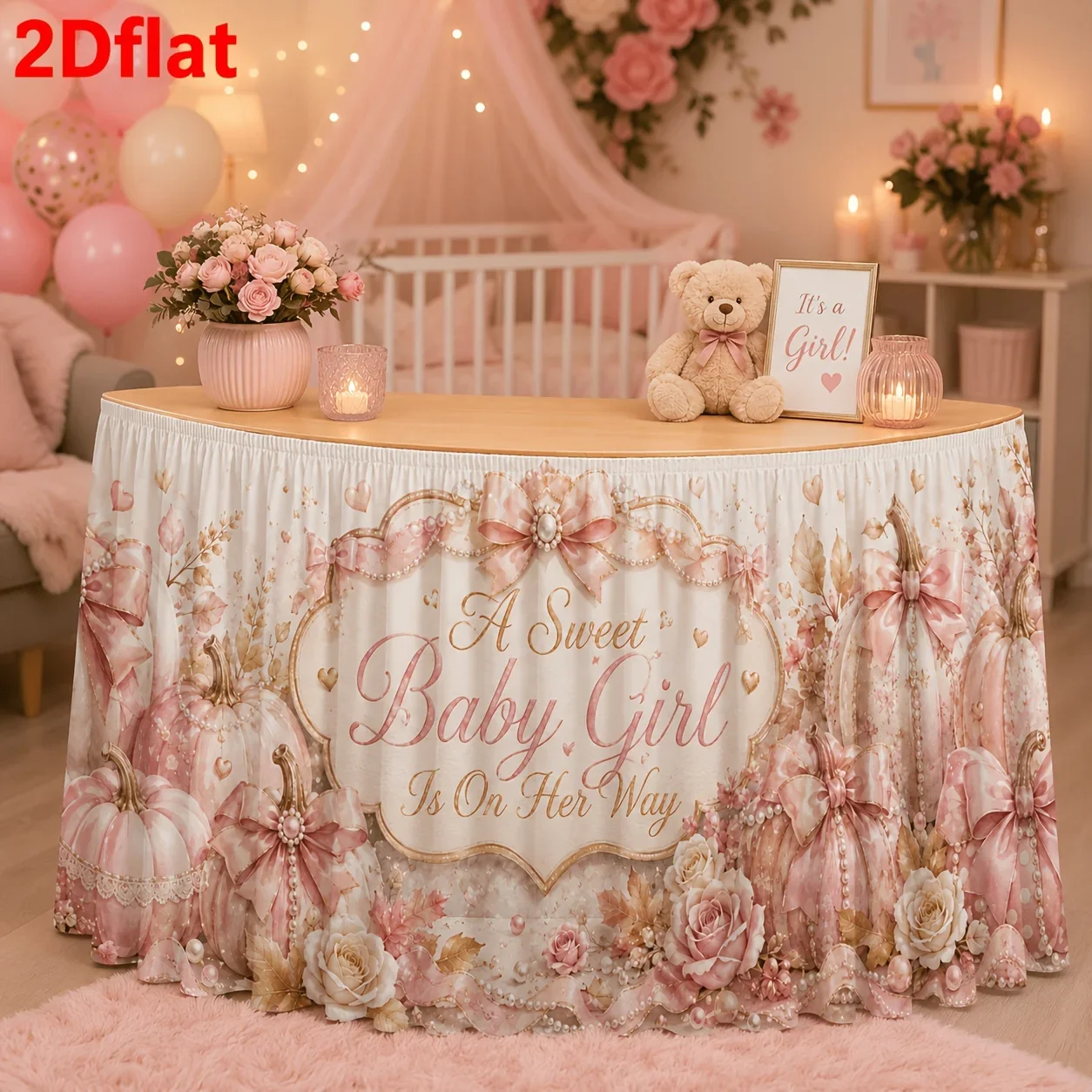 Wedding, Baby Gift Giving Party, Bride Gift Giving Party, Tea Party, Dessert Table Decoration, Retro Romantic Theme