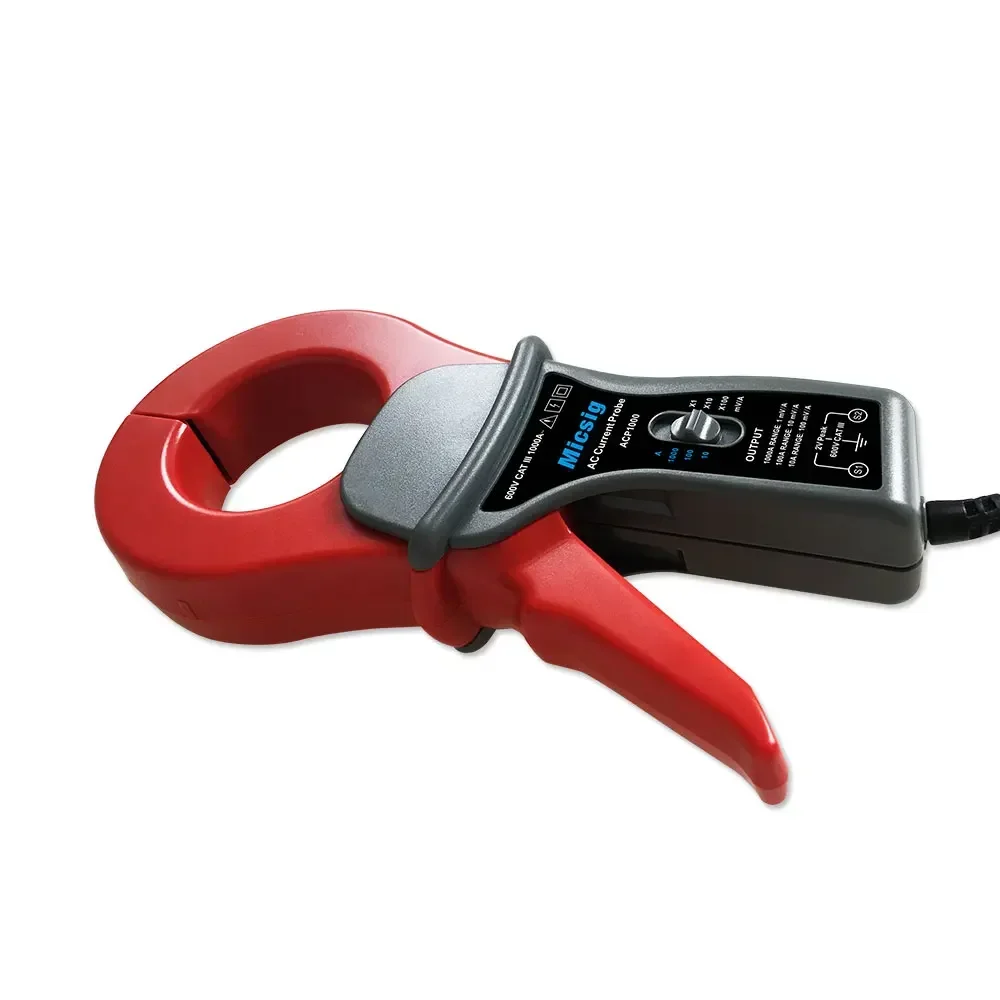 

IN STOCK Micsig ACP1000 100KHz 1000A AC Current Probe Current Clamp Probe Suitable for Oscilloscopes