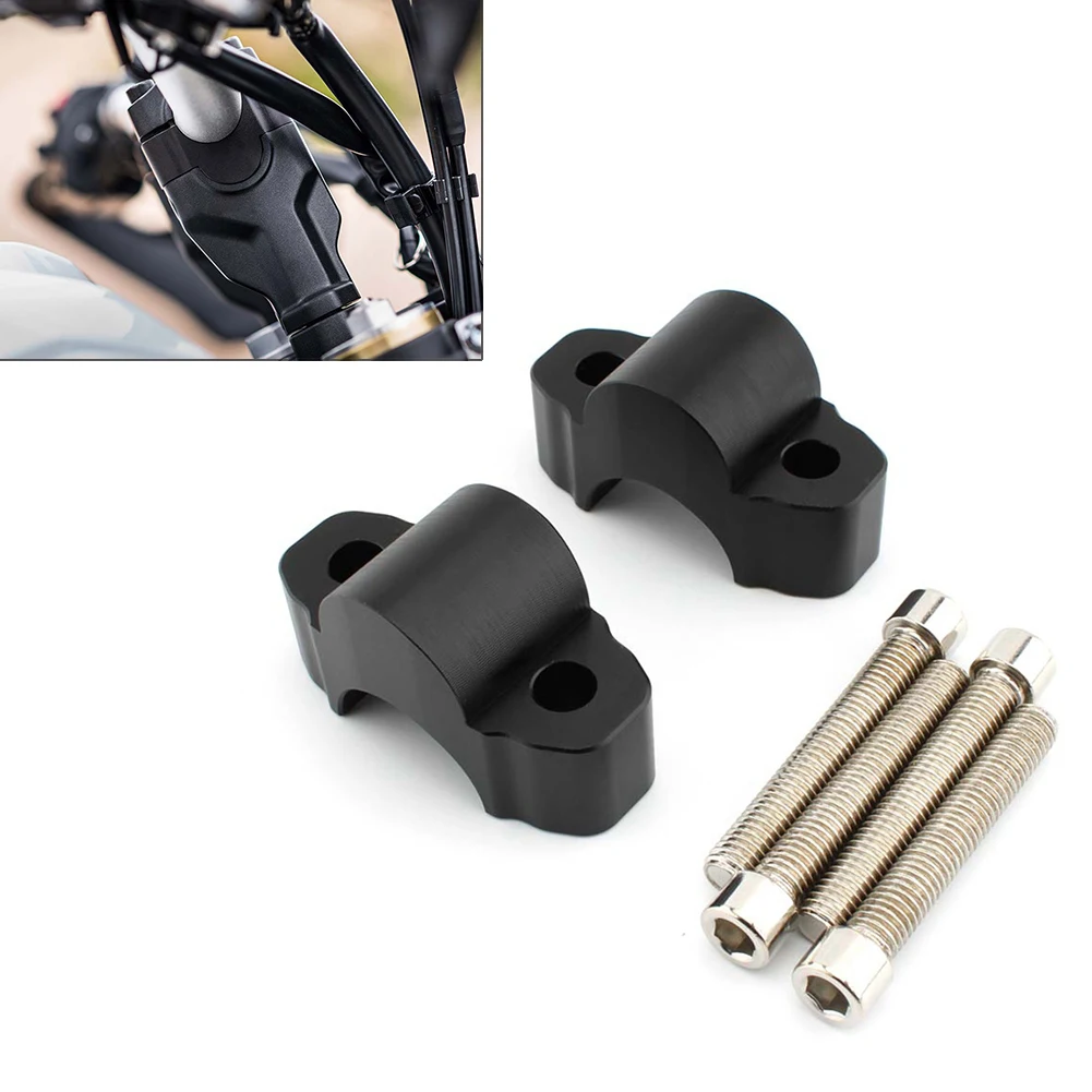 Подъемники на руль мотоцикла с монтажным зажимом CNC для Yamaha Tenere700 xt700z xtz700 1994-2019 черный