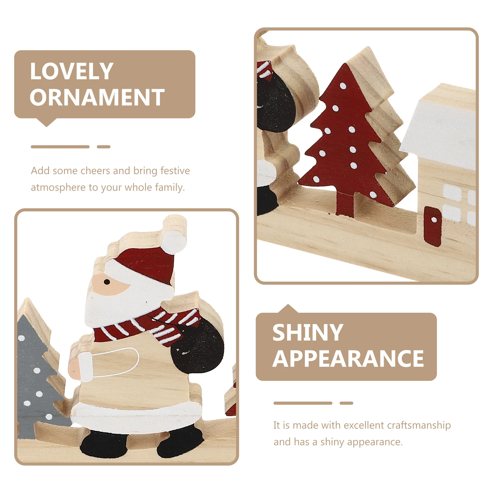 

Santa Claus Ornament Christmas Ornaments Decorations Figurine Dining Room Table Household Office
