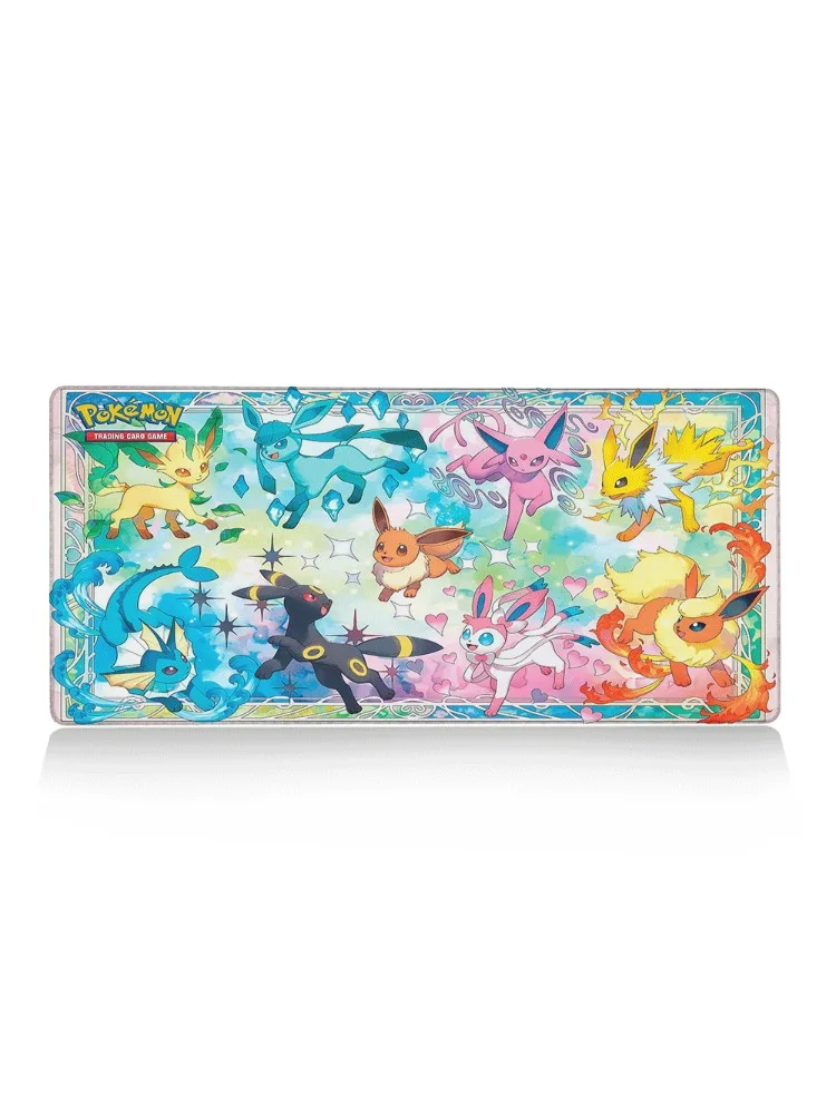 Podkładka pod mysz dla graczy z motywem anime z Japonii, E-eevee, Kawaii, XXL, podkładka na biurko, klawiatura, pod laptopa, PC, gumowa, rozszerzona, do gier — zdjęcie produktu 7