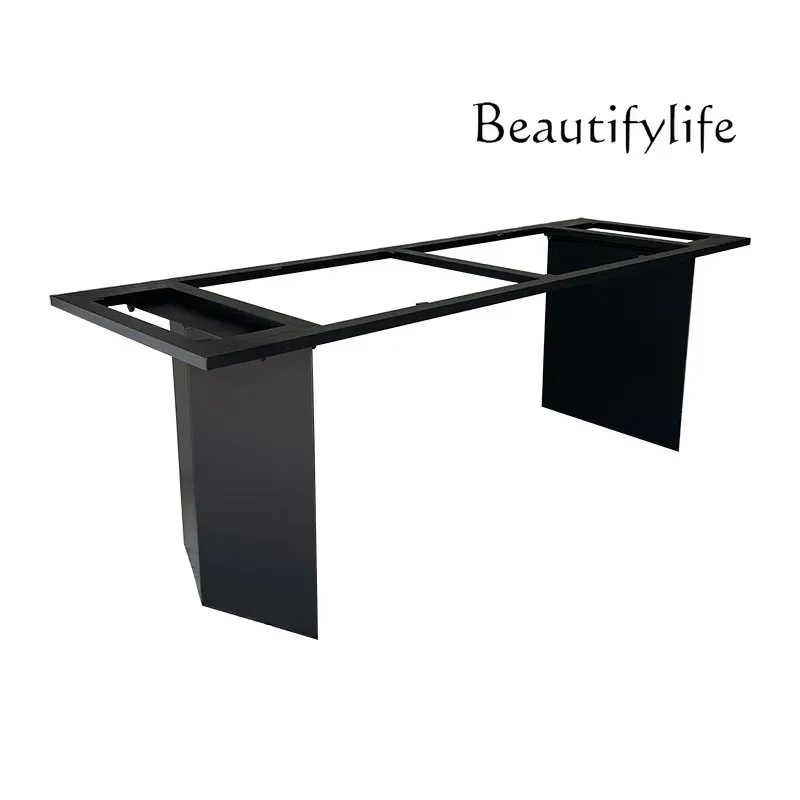 

Carbon steel table legs rock slab table feet bracket custom marble table rack triangular desk feet