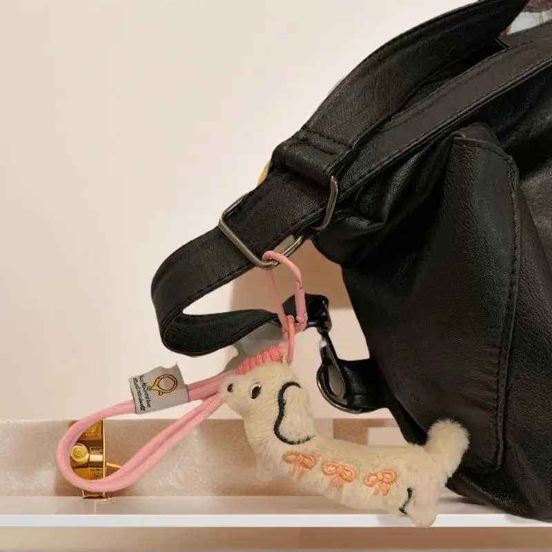 사랑스러운 닥스훈트 봉제 인형 열쇠고리, 열쇠, 가방, 배낭용 매우 부드러운 봉제 인형, 모든 연령대를 위한 감동적인 선물