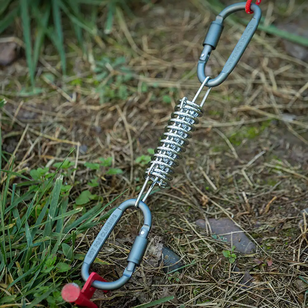 5 Stück multifunktion ale Karabiner-Set Aluminium legierung D-Typ Bergsteigers chnalle mit Schloss haken edc Camping schnell hängende Schnalle