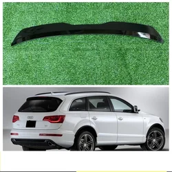 Rear Roof Lip Spoiler For Audi Q7 4L S-Line MX Rear Wing Extension ABS Plastic Gloss Black Car Tail Trunk Wing Universal Spoiler