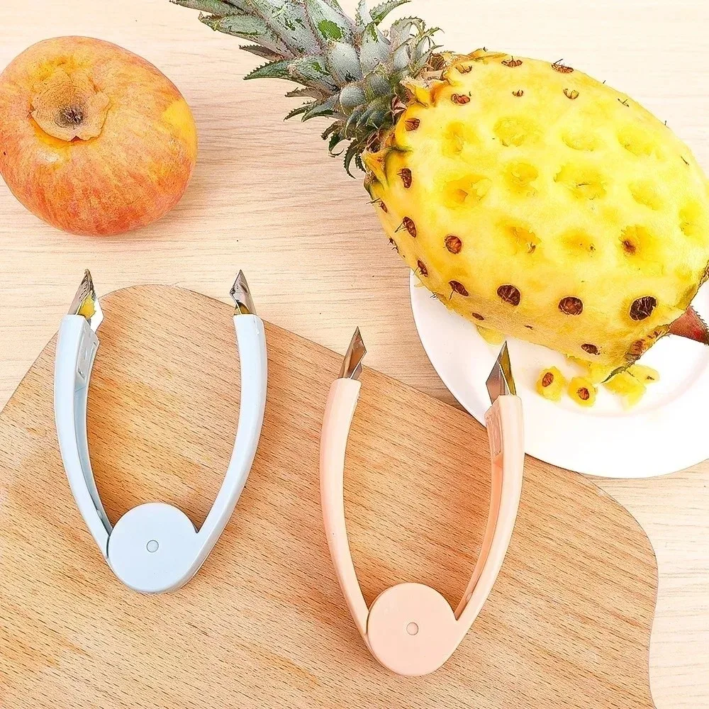 Multi-functional Pineapple Corer Pliers Portable Stainless Steel Strawberry Seed Remover Durable Easy to Use Stem Remover Clip