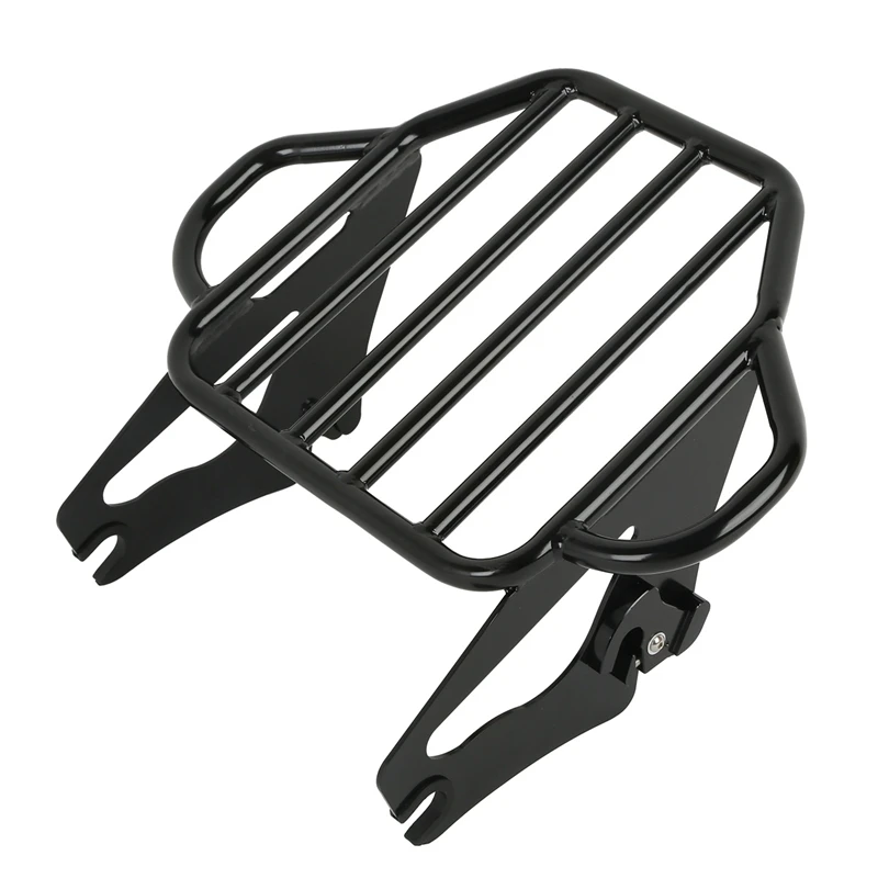 Motorcycle Detachable Two Up Pack Mounting Luggage Rack For Harley Touring Street Glide Road Glide 2009-2024