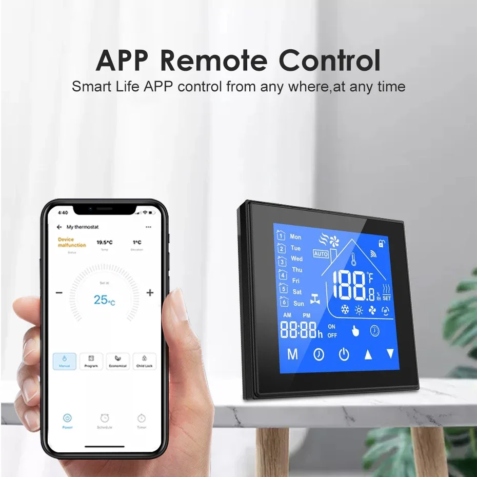 Tuya WiFi Smart Thermostat Temperature Control for Electric Floor Heating Water/Gas Boiler Temperature Google Home Alexa Yandex