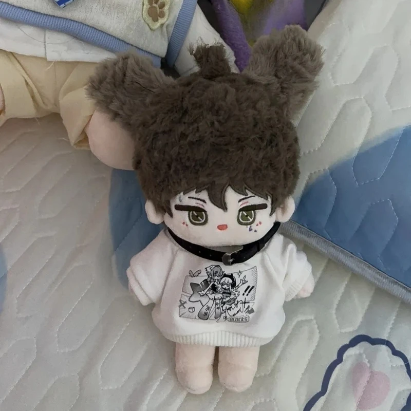 

20cm Anime Game Danganronpa Hinata Hajime Kawaii Cosplay Cotton Doll Body Fan Collection DIY Dress Up Plushies Toy Figures Gifts