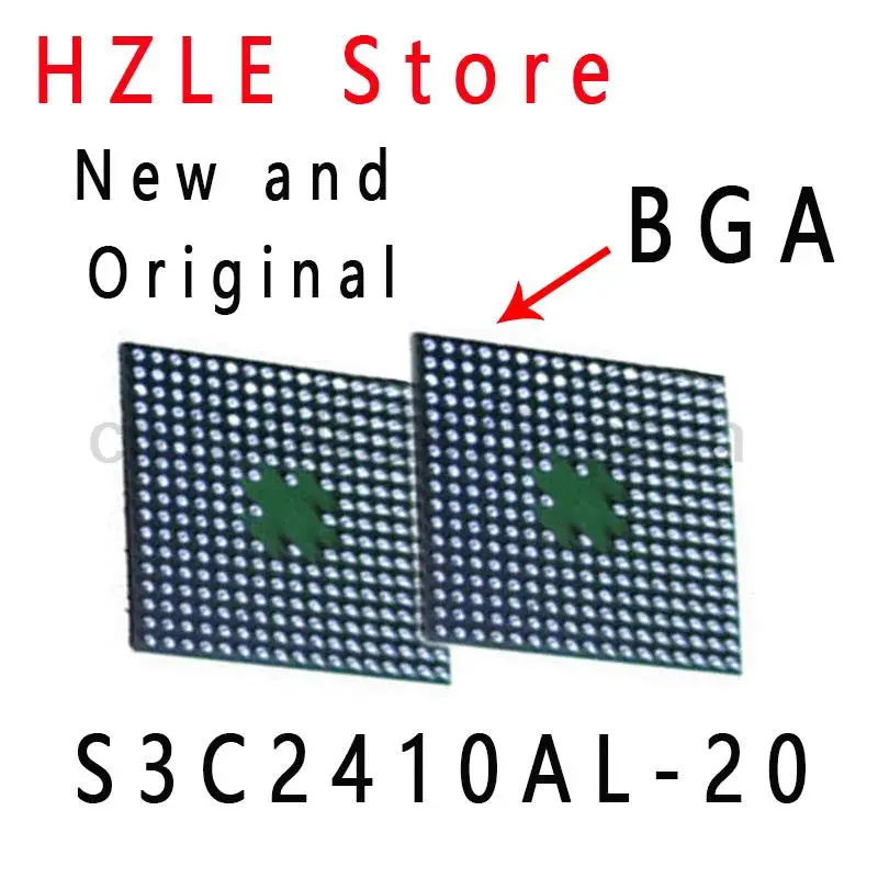 2PCS New and  Original S3C2410AL 20 BGA RONNY IC S3C2410AL-20