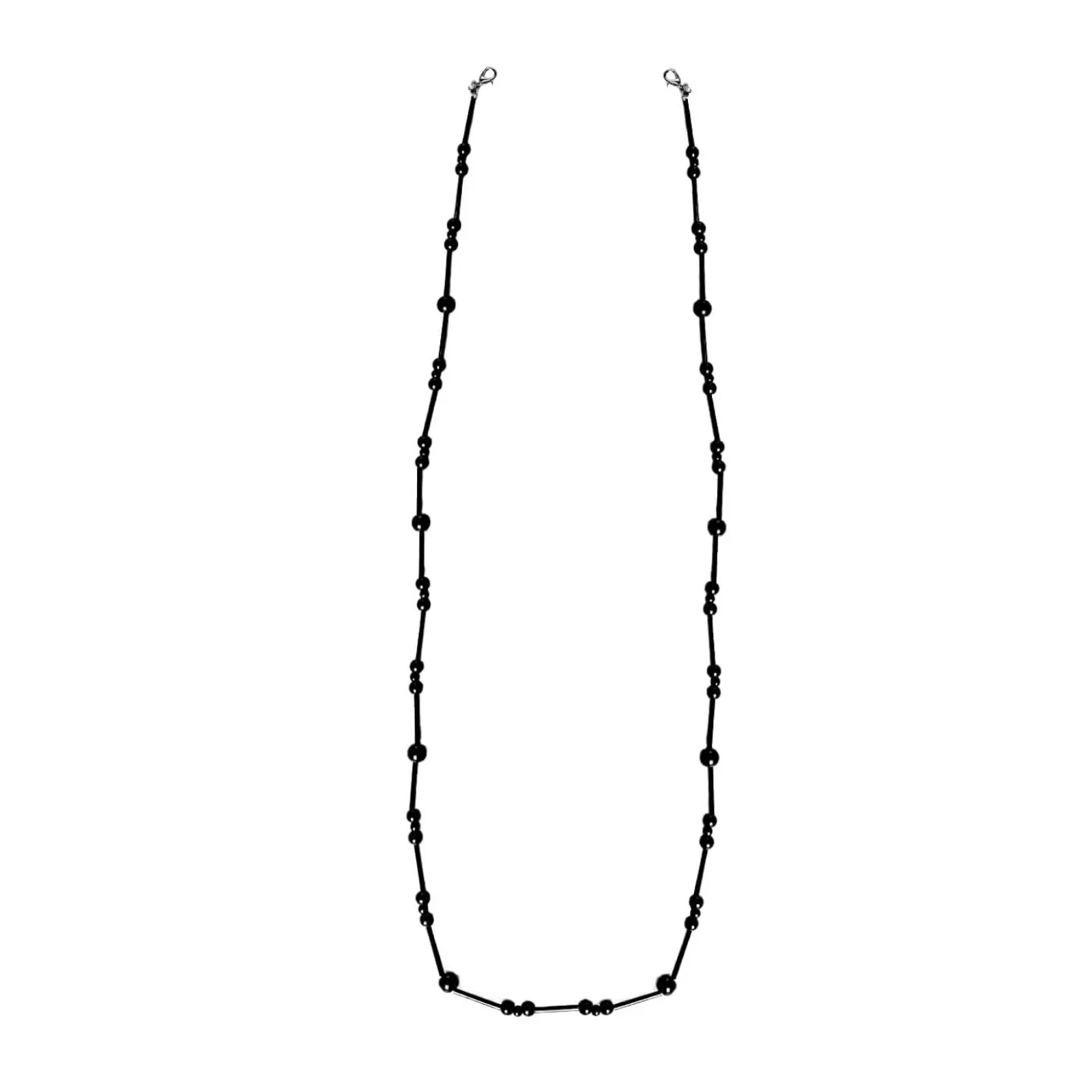 サジャボーイズ 韓国帽子 アニメ 錦玉 黒メッシュ帽子 ビーズチェーンリボン付き 伝統的な朝鮮王朝帽子 ハロウィン