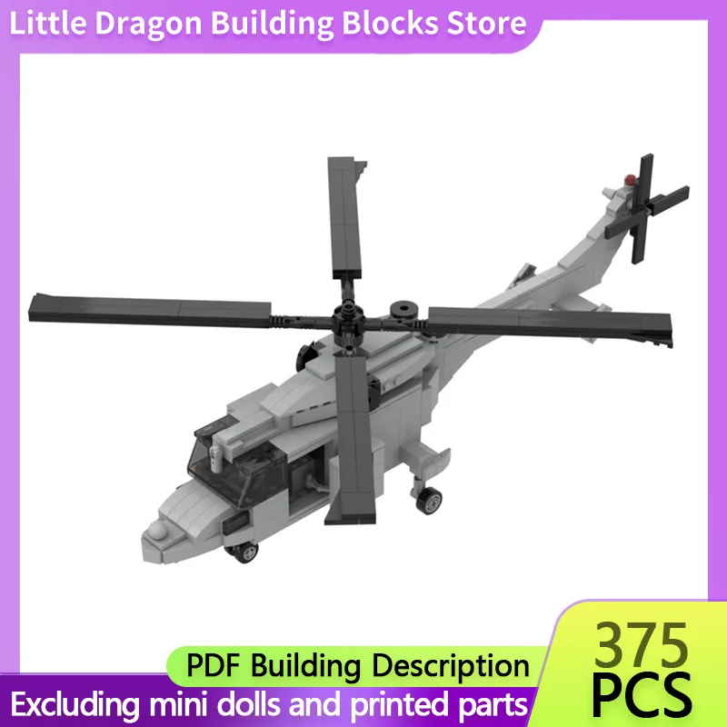 AW159 Wildcat هليكوبتر الطائرات المقاتلة العسكرية الحديثة نموذج MOC قوالب بناء معدات الحرب وحدات التكنولوجيا دمى هدايا دعوى #1