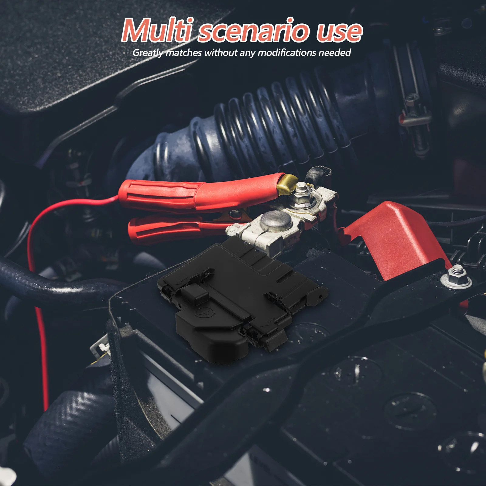 

Fuse Terminal Cover Plastic Waterproof Car Box Cover Replacement Durable Terminal Protector Engine Component