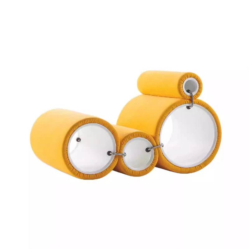 

Creative light luxury backrest leisure chair villa living room reception chair special-shaped cylindrical chair