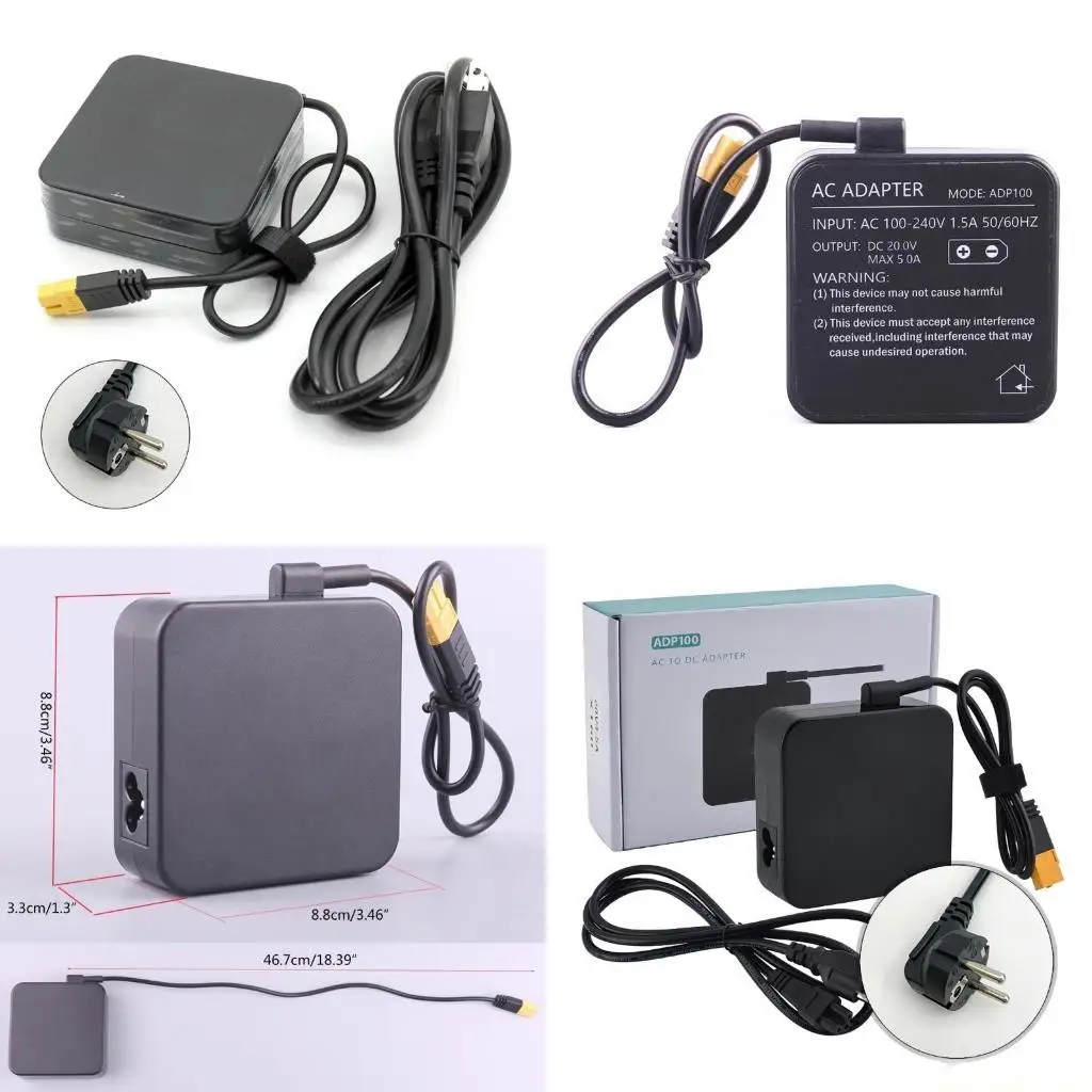 

F62C 100W ADP100 AC-DC Power Adapter Battery Charging Solution AC100-240V 50/60Hz for Various Aircraft Model Chargers