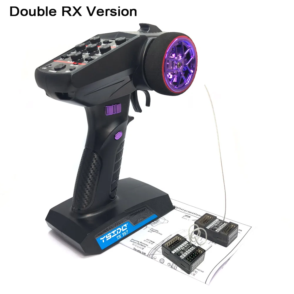 YSIDO 2.4G YS7 7CH Afstandsbediening Digitale Radio Zender met Ontvanger voor 1/10 1/8 Crawler Controller RC Boot auto