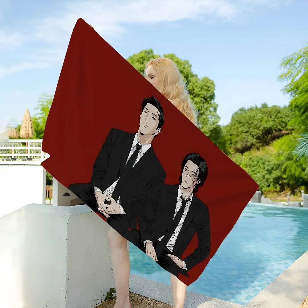Peace of God bl Anime Microfiber Beach Towel Absorbent Quick dry Soft Yoga Swimming Resort Mountain Climbing Towel