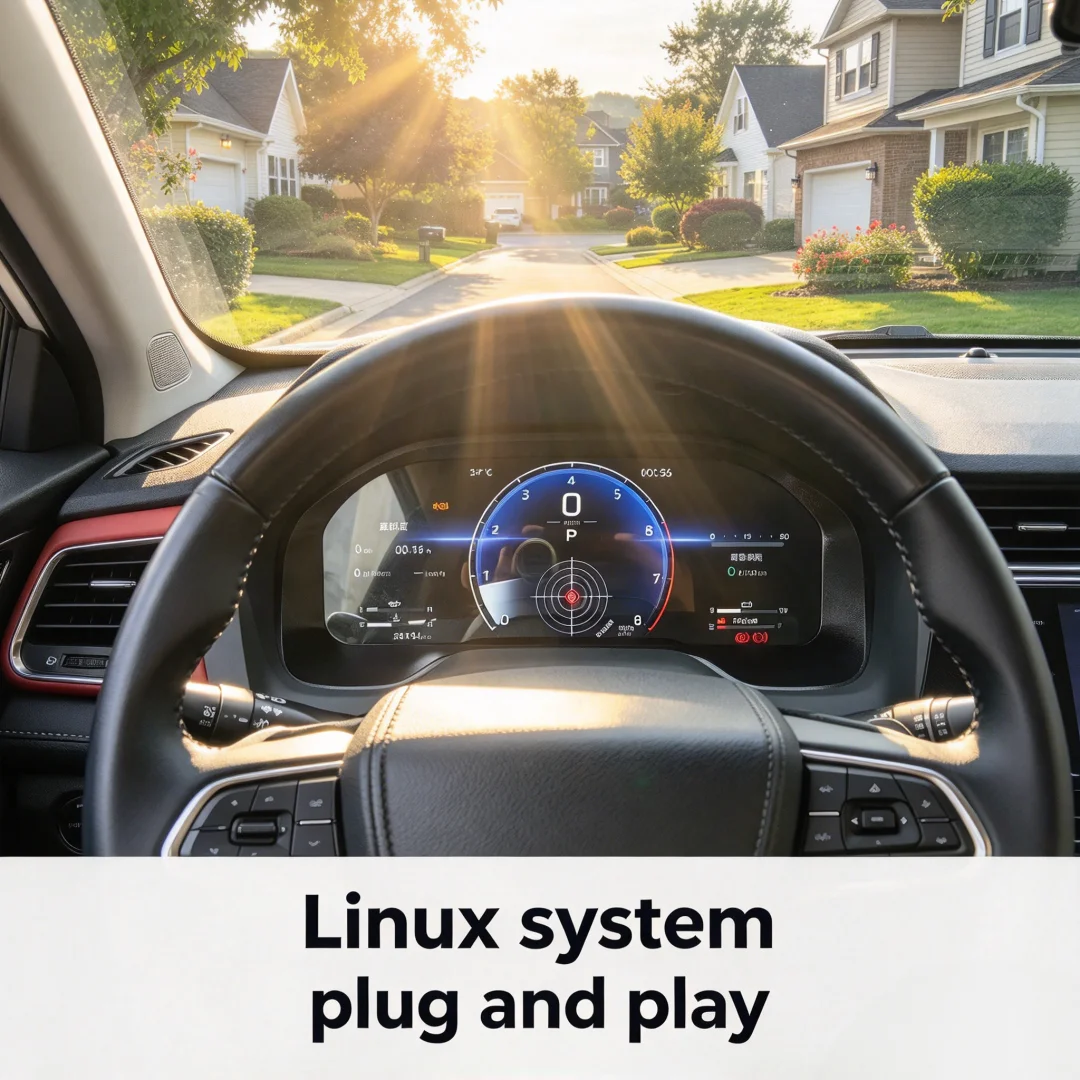 Dashboard Linux Car Digital Gauge Cluster For Toyota Tundra 2015-2019 LCD Instrument Panel Meter Virtual Cockpit  Carplay