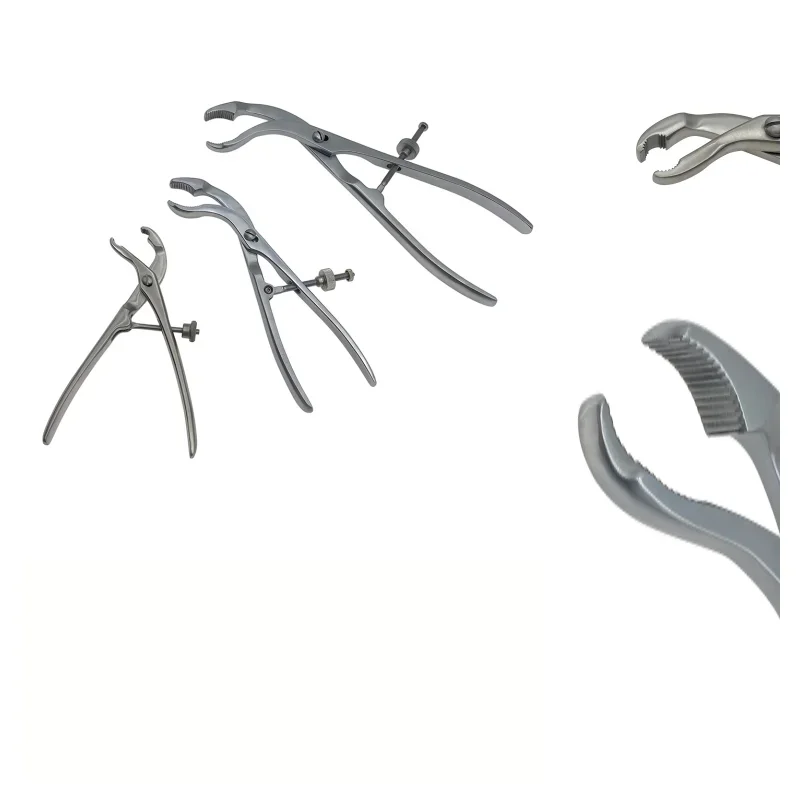 Veterinary Orthopedic Reduction Holding Forceps Thread Fixation Plate for Upper Lower Extremity Surgery