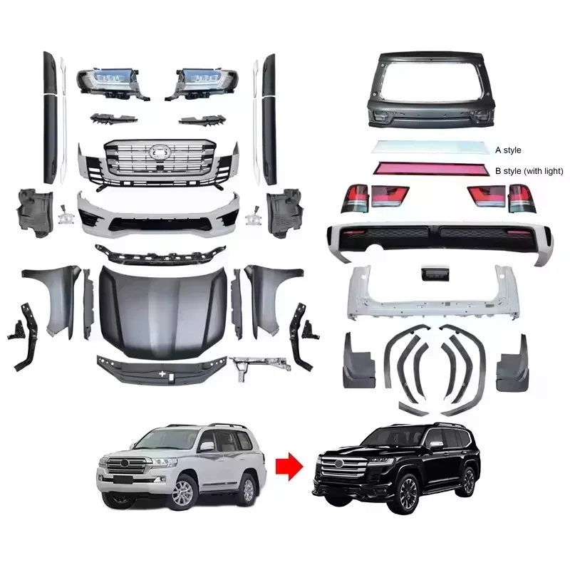 bodykit for LC200  Upgrade to LC300 2022 facelifting body kit