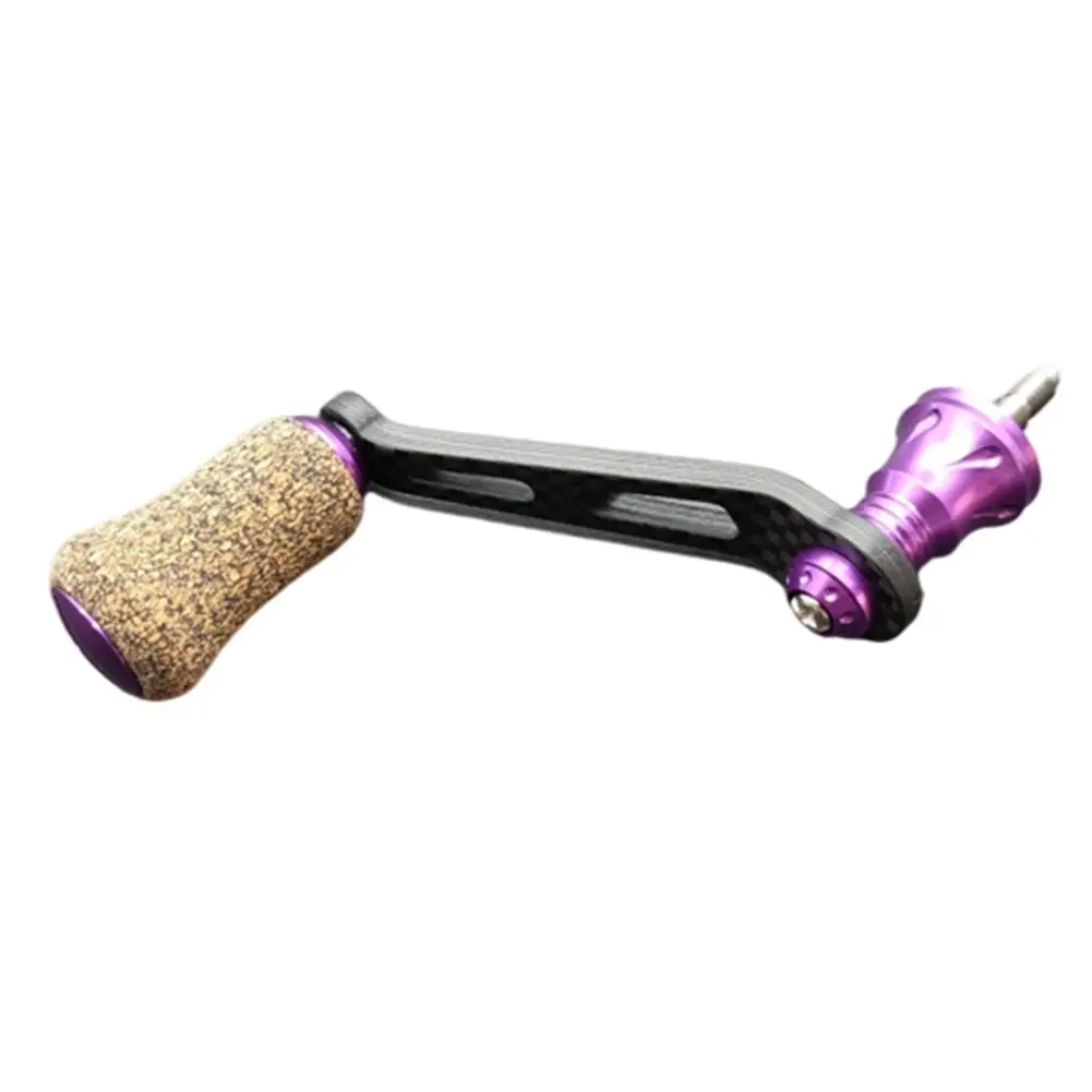 كربون 70 مم للغزل - مقبض بكرة بذراع واحد، متوافق مع Shimano- Stradic/Sahara/Ultegra/Vanford، 2 محامل