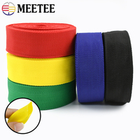5/10Meters 30mm Nylon Webbing Tape Garment Tubular Ribbon Double-layer Polyester Hollow Band Backpack Strap Sewing Bias Binding