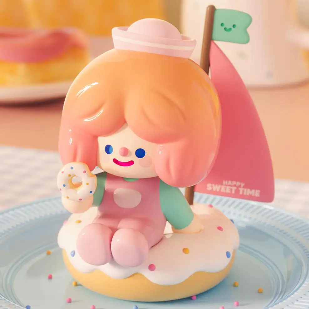 RiCO Happy Sweet Time Series Blind Box, muñeca de diseñador, caja misteriosa, lindo juguete, diseño de postre, figuras de acción, adorno Kawaii, regalo para niños