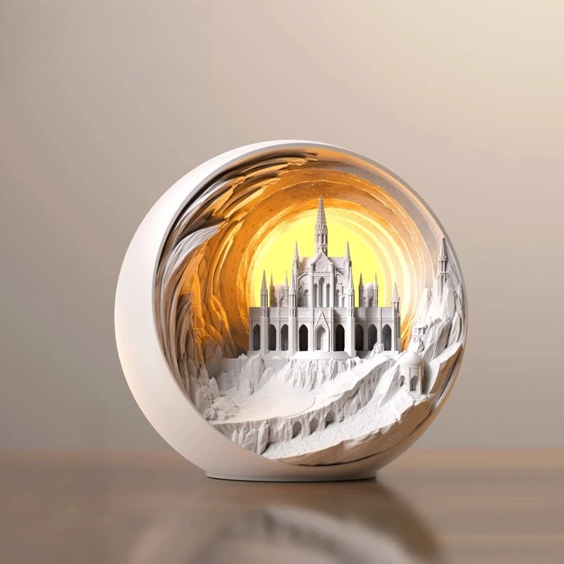 

Planet plaster touch aromatherapy lamp bedroom bedside atmosphere essential oil diffuser night light gift