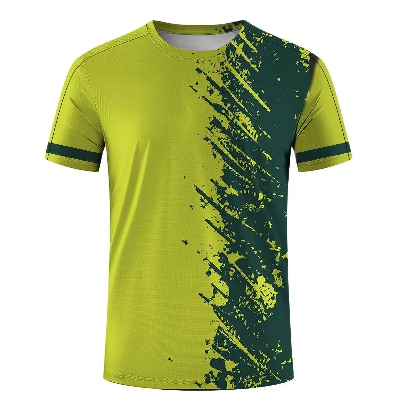 Sports Series Badminton Tennis Summer Men's Quick Drying T-shirt 3D Printed Fashion Sunshine Loose Quality Short Sleeve Clothing