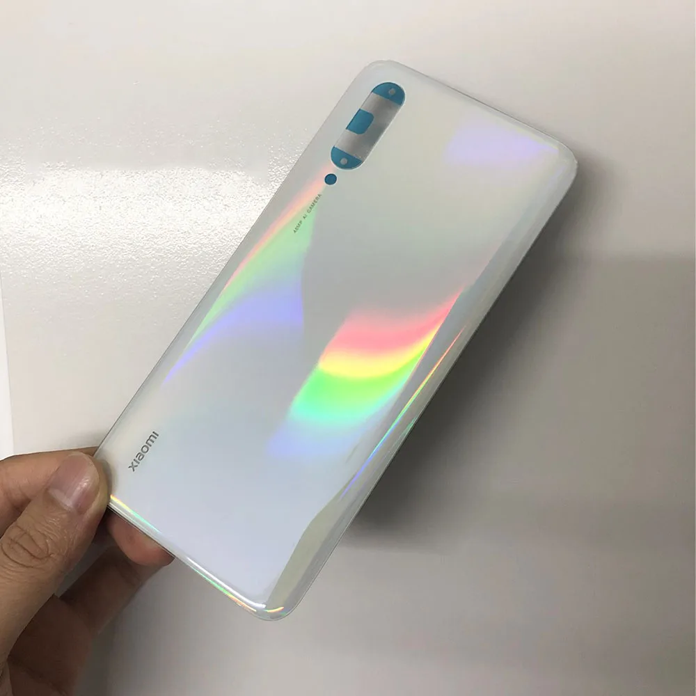 MI9 Lite Original Glass Back glass Cover Xiaomi Mi 9 Lite , Back Door Replacement Hard Battery Case, Rear Housing Cover mi 9lite