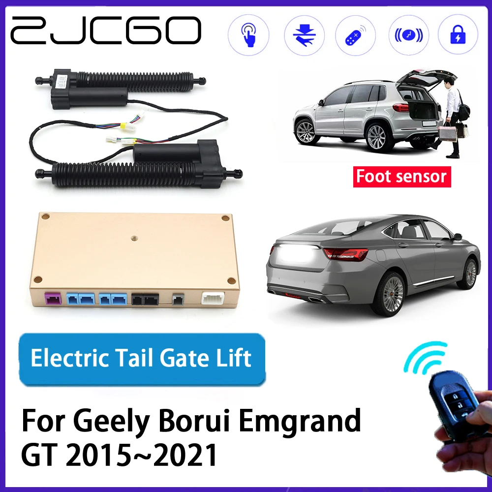 ZJCGO Car Auto Trunk intelligent Electric Tail Gate Lift Automatic Tailgate Opener for Geely Borui Emgrand GT 2015~2021