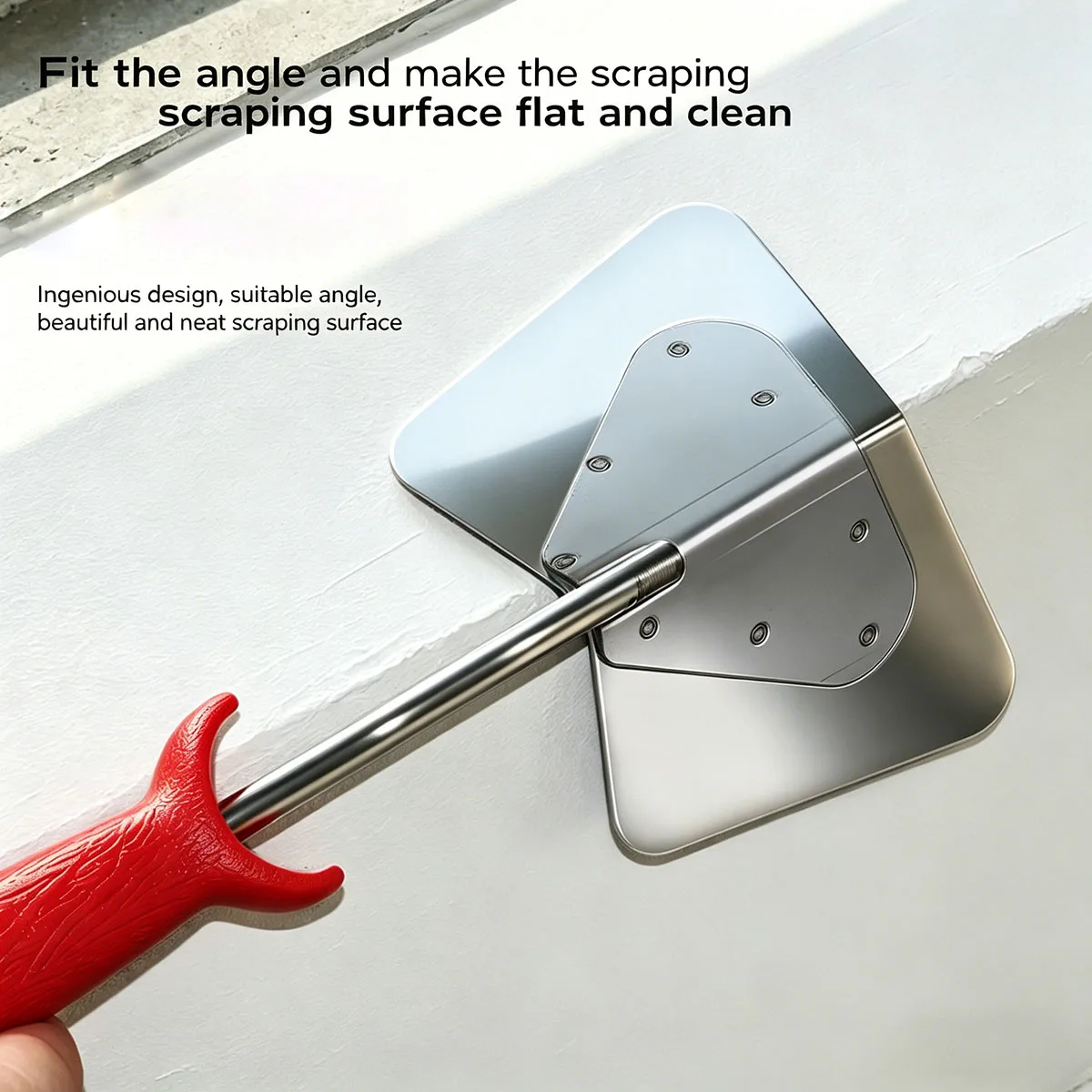 Thickened Stainless Steel Corner Trowel Rust Proof Angle Plaster Tool Drywall Edge Trimming Finishing Smoothing Tool