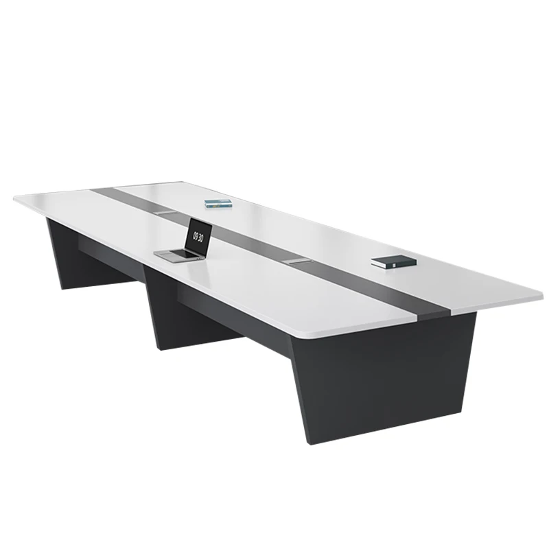 &Simple Modern Large Rectangular Long Table for Office for Conference or Negotiation Room Furniture Combination