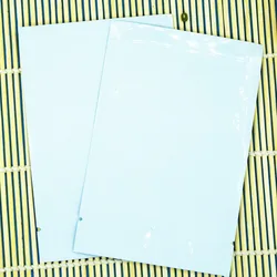 7x10cm 200pc 백색 도금 열 밀봉 가능한 알루미늄 호일 비닐 봉투, 정상 개봉 알루미늄 처리 된 마일 라 주머니 분말 포장 음식 부대