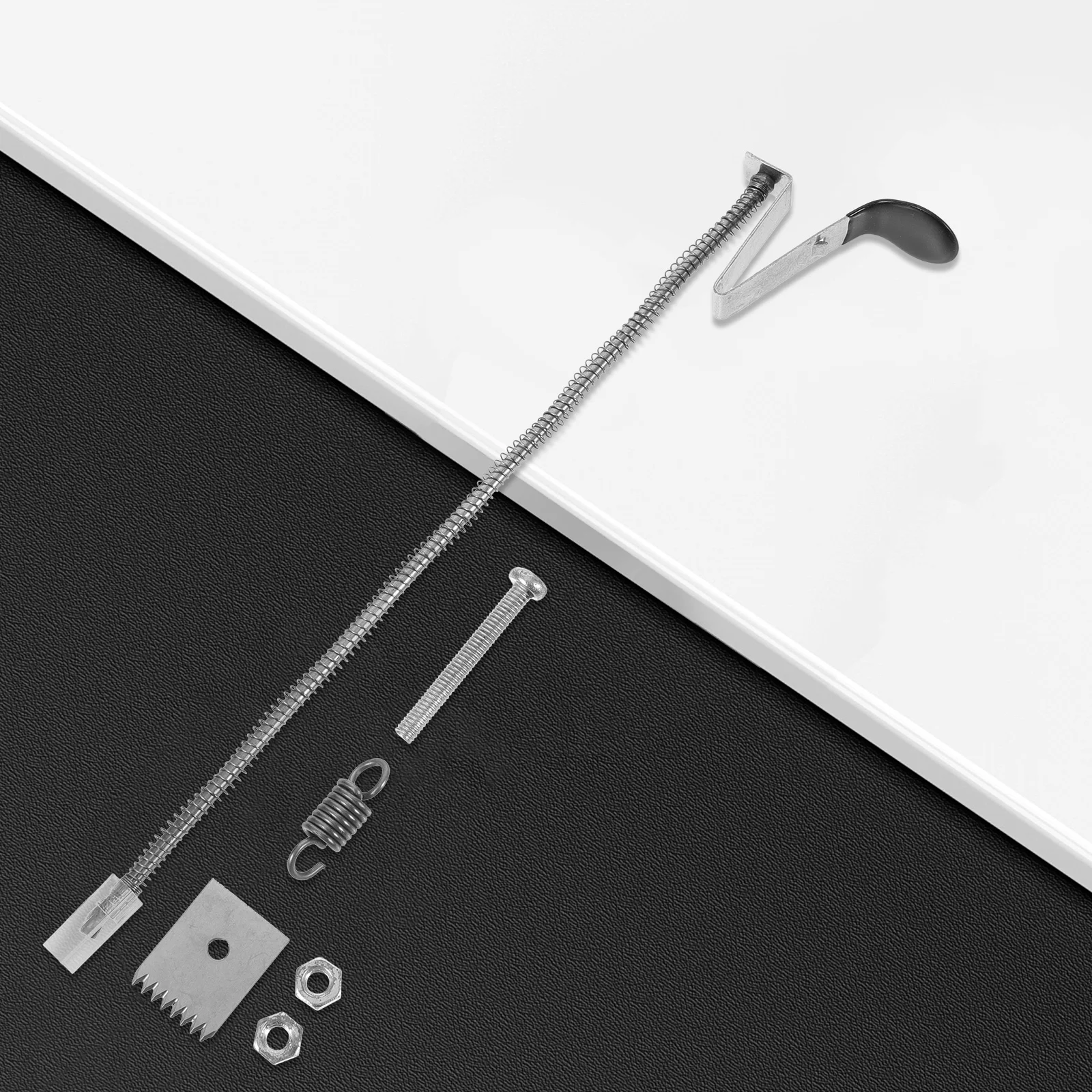 1 Set Aksesori Mesin Pengikat Tanaman Rambat Mentimun Pisau Pengikat Tanaman Baja Tahan Karat Pin Tekan Pegas Bagian Alat Berkebun Efisien