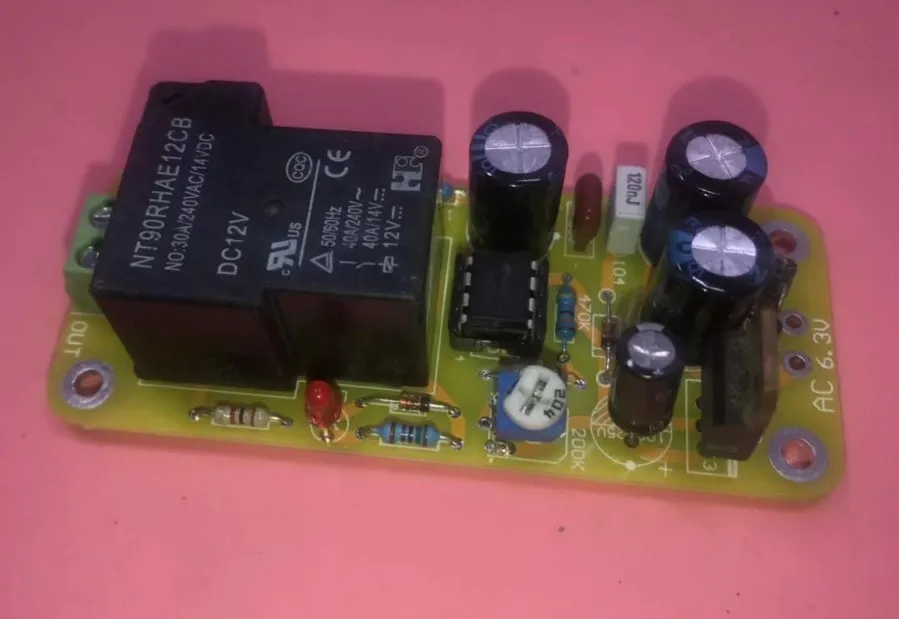 1500V 30A AC/DC 15V 6.3V High Voltage Power ON Delay Start Protection Board for Tube Amplifier Amp Control voltage