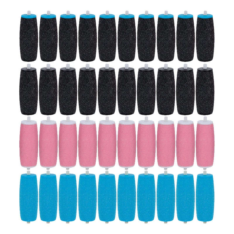 

10pcs/set Foot Care Tool Head Dead Skin Calluses Crusty Remover Replacement Roller For Scholls File Foot Care Tool
