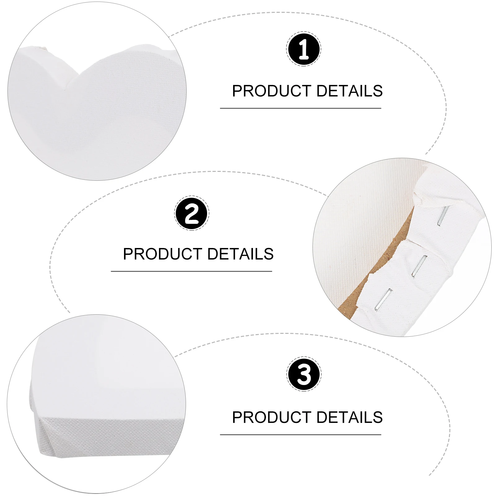 

1Pcs Blank Canvas Drawing Frame Lightweight Portable Artist Board for Oil Acrylic Gouache Tempera Blank Painting Frame