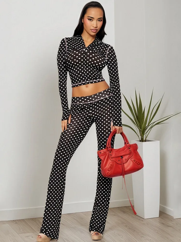 

2 Piece Women Sets 2025 New Arrival Autumn Winter Matching Sets Zipper Long Sleeved Jacket Top And Pants Suits Outfits Clothing