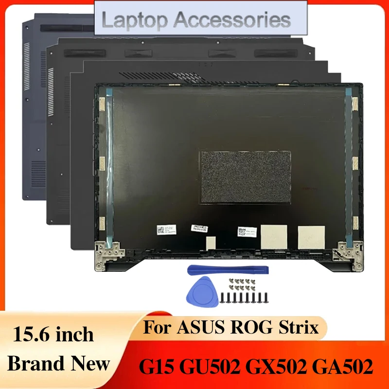 Para ASUS ROG Strix G15 15 GU502 GX502 GA502 nuevos portátiles pantalla LCD contraportada/reposamanos/cubierta inferior accesorios para portátiles