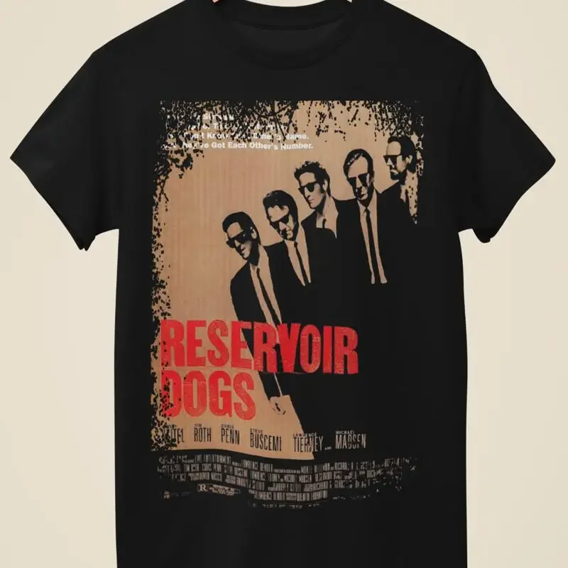Reservoir Dogs Movie Poster Inspired Unisex Black T Shirt