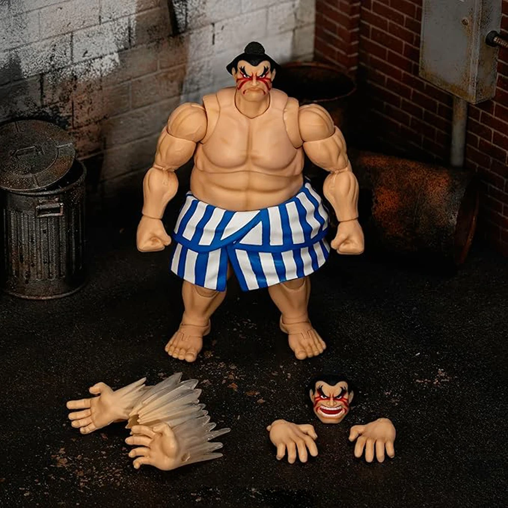 Jada Toys Street Fighter II E. Honda 1:12 Deluxe schaalmodel speelgoed 6 inch actiefiguur model pop garagekit