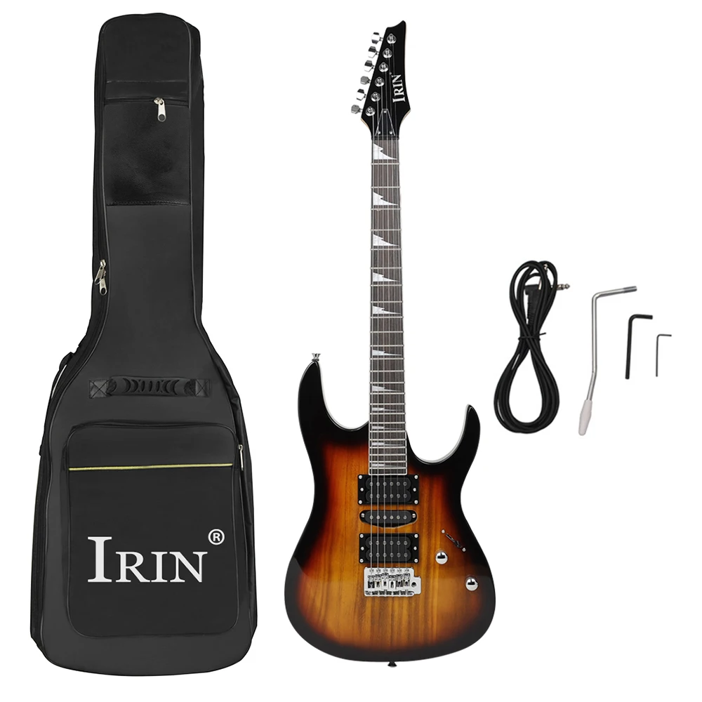 

IRIN 39 Inch 6 Strings Electric Guitar 24 Frets Maple Body Neck Electric Guitarra With Bag Necessary Guitar Parts & Accessories