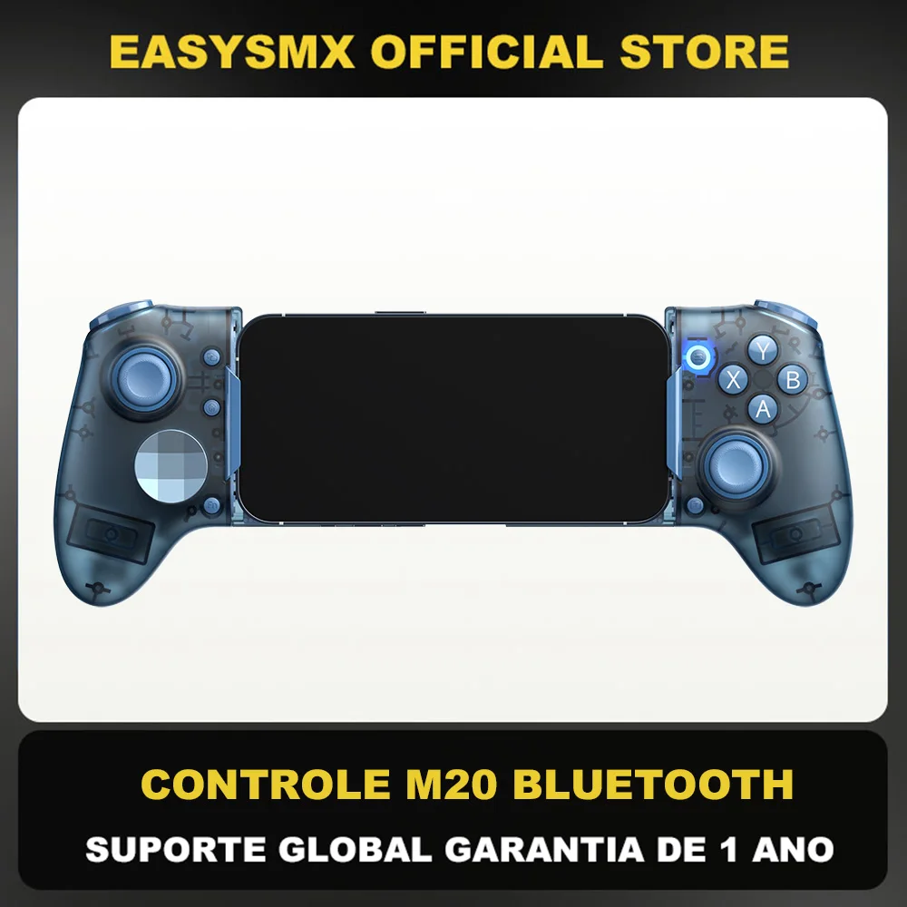 EasySMX M20 Bluetooth Mobile Phone Controller Compatible with Android/iOS/Switch1/2/Xbox Cloud Gaming/PS Remote Play,Hall Effect