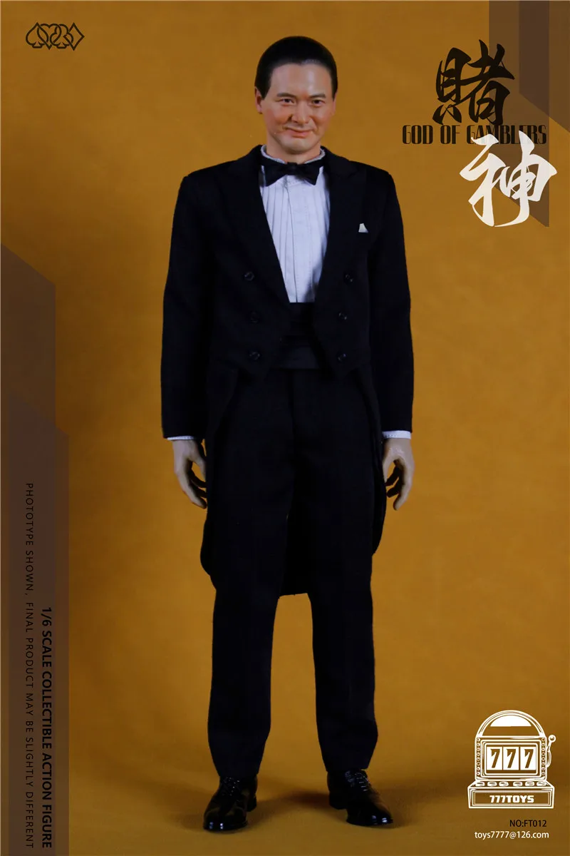 777TOYS FT012 1/6 Scale Chow Yun Fat Classic Movie Role Gambling Gao Full Set Model 12 Inch Action Figure Collection Toys Gifts