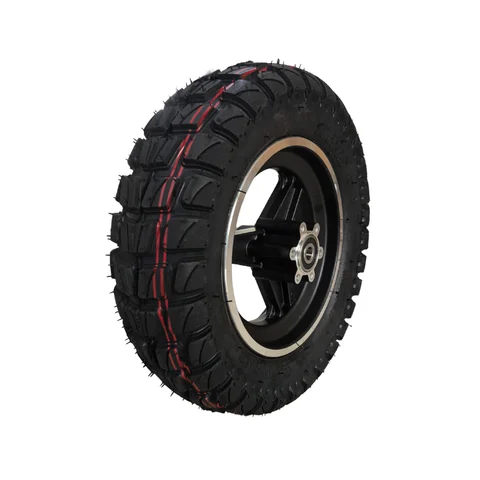 Electric Scooter 11 inch off-road tubeless Tire wheels 90/65-6.5 thickened Vacuum Tyre & Disc brake hub Straight valve