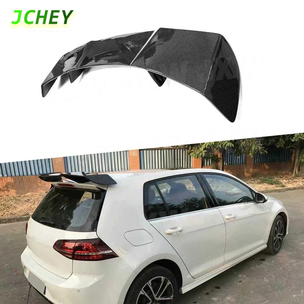 

JCHEY спойлер на заднем крыше из углеродного волокна для Volkswagen Golf 7 VII MK 7 GTI RZ 2014-2017