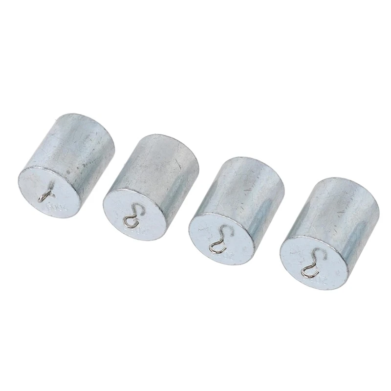 Alibration Weights 200 G, Chromeplated Steel 4 Pcs. Double Hook Weights Accuracy Of ±2% In Scale Testing Class